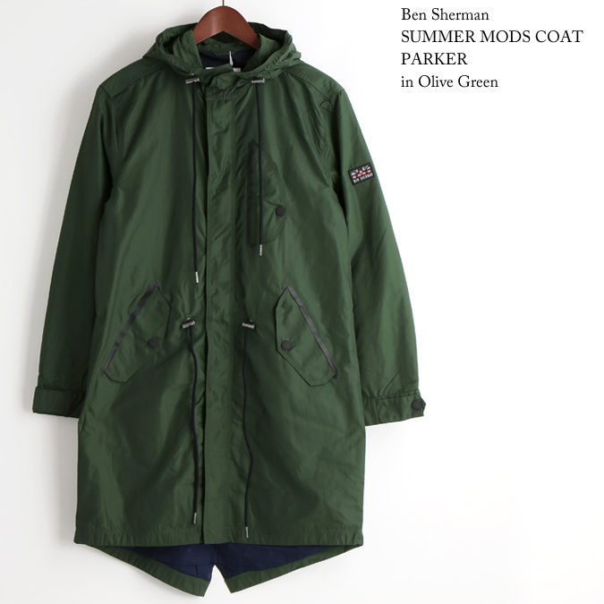 Ben Sherman オリーブ モッズコート 新品タグ付き Ben Sherman モッズ