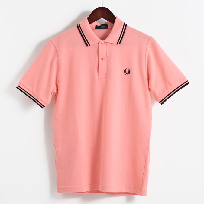 フレッドペリー Fred Perry ポロシャツ ポロ 英国製 M12N 明るい